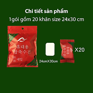 Khăn giấy nén rửa mặt dạng viên kẹo hàn quốc, khăn nén ướt dạng viên