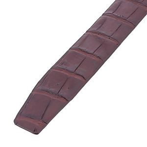 HC4757-58-59-60 - Thắt lưng nam da cá sấu Huy Hoàng nguyên con bụng 4P đầu kim màu đen, nâu đất, nâu đỏ, vàng bò