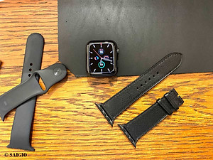 Dây Apple Watch 49mm 45mm 44mm 42mm, Chất Liệu Da Bò Cao Cấp, Dây Đeo Phong Cách Cổ Điển, Tương Thích Các Phiên Bản Series Ultra2/Ultra/SE2/SE/10/9/8/7/6/5/4/3/2/1