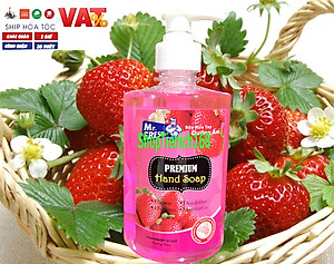 Nước rửa tay thảo mộc Premium Hand Soap Mr Fresh 500ml - an toàn cho da tay
