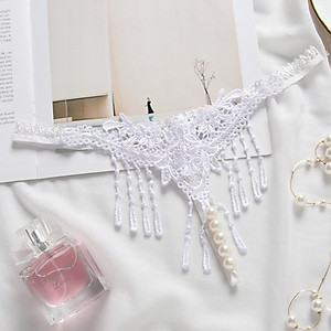 Quần lót lọt khe tua rua chuỗi ngọc sexy