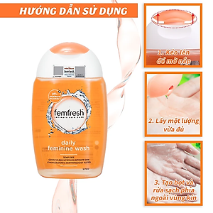 Dung dịch vệ sinh Anh Femfresh active fresh wash giúp làm sạch sẽ, thơm mát, ngăn ngừa viêm, ngứa, nấm phụ khoa - QuaTangMe Extaste