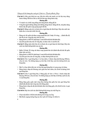 Chuyên Đề Bồi Dưỡng Học Sinh Giỏi Vật Lí 6