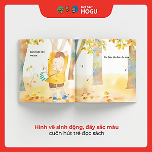 Truyện Ehon bé 1-2-3 tuổi - Đi dạo trên lá vàng mùa thu