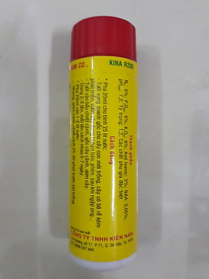 Phân bón NPK sinh học KINA R206 kích thích RA RỄ BUNG CHỒI cực mạnh Chai 20ml
