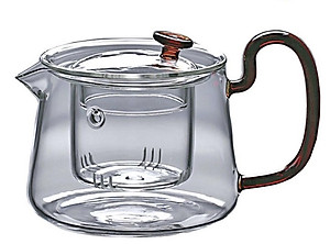Bình pha trà thủy tinh cao cấp có lõi lọc crystan - 580ml - ANTH419