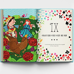 Sách Alice ở xứ sở diệu kì và Alice ở xứ sở trong gương (Bìa cứng)