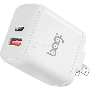 Cốc sạc Bagi 30W 1USB 1Type-C PD30W - Hàng chính hãng