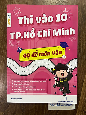 Sách - Thi Vào 10 TP. Hồ Chí Minh 40 Đề Môn Văn