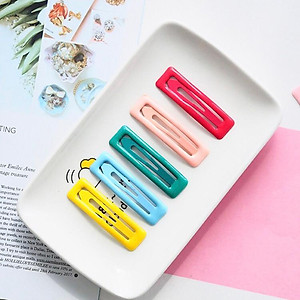 kẹp tóc màu sắc - combo 4 kẹp ( 2 kẹp màu sáng , 2 kẹp màu tối )