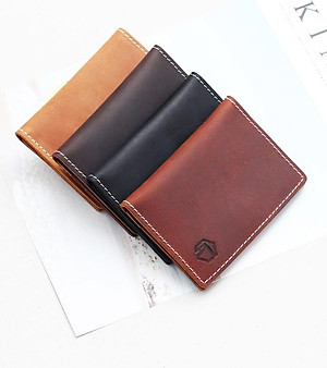 Ví card da bò Handmade AT Leather - MSC-02