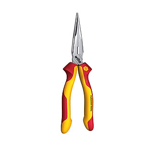 Kìm mũi nhọn cách điện 200mm Wiha 26727