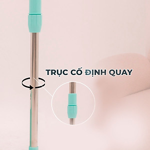 Bộ Lau Nhà MyJae Sợi Microfiber Xoay 360 Độ Thông Minh, Lau Sạch Nhanh Khô 134cm