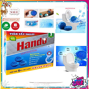 Viên tẩy sạch và làm thơm xanh Hando 3 viên Value Pack