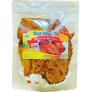 Khô Bò Miếng Loại Ít Cay Mềm Thương Hiệu SK FOOD - Bịch 500G