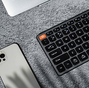 Bàn Phím Không Dây HyperWork HyperOne Gen 2 ( KB1 G2 ) | Bluetooth 5.1/2.4Ghz - Hàng Chính Hãng