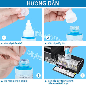 Bộ Mực Epson 673 6 màu C M Y K LC LM dành cho máy Epson 1390/1400/1430/L1800/L805/L800/L850- Hàng nhập khẩu