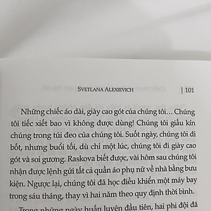 Sách Chiến tranh không có một khuôn mặt phụ nữ (Tái bản)