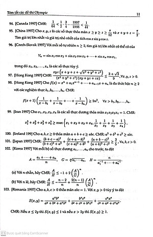 Sách Vẻ Đẹp Bất Đẳng Thức Trong Các Kì Thi Olympic Toán Học