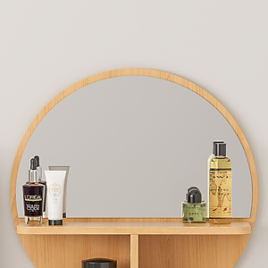 Gương treo tường kèm kệ để mỹ phẩm thông minh thương hiệu IGA - GP300