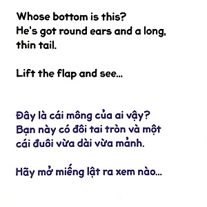 Sách Lật Tương Tác Song Ngữ 0-3 TuổI: Mông Ai Đây?