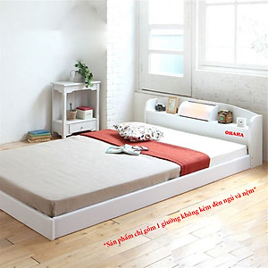 GIƯỜNG NGỦ CAO CẤP HMR LÕI XANH CHỐNG ẨM OHAHA JAPANESE STYLE - WHITE BED