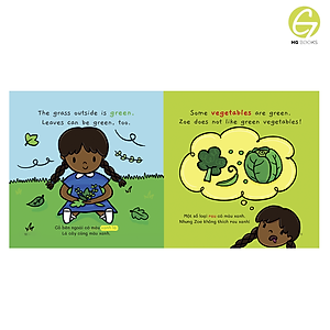 Sách - Bộ 6 cuốn Ehon song ngữ Việt - Anh: My World - Thế Giới Quanh Em - Tặng file nghe giúp bé làm quen với Tiếng Anh