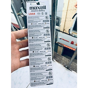 10 Viên Pin Maxell LR44 AG13 L1154 Cúc Áo 1,5V Nhật Bản