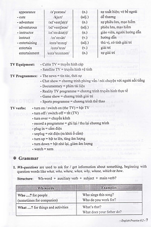 English Practice 6 - Book 2 With Answer Key