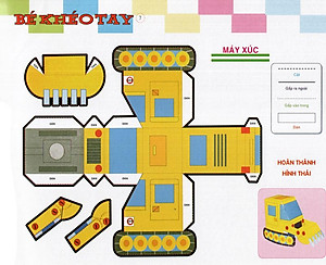 Sách Cắt Và Dán Hình 3D - Bé Khéo Tay - Thế Giới Sáng Tạo