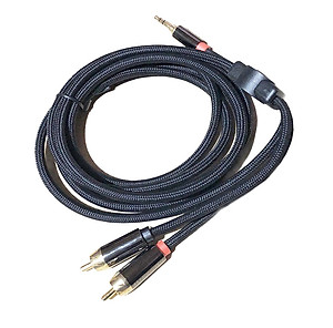 Cáp 3.5mm Ra 2 Đầu RCA Dùng Cho Điện Thoại, Laptop, Máy Tính Monster iCable 1000A - Hàng Nhập Khẩu