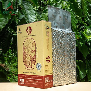 Cà phê hạt rang AEROCO A3 pha phin và pha máy, hộp 500g, nguyên chất 100% rang mộc hậu vị ngọt thơm quyến rũ