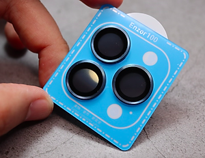 BỘ DÁN Dành Cho IPHONE 13 PRO/ 13 Pro MAX 3 MẮT BẢO VỆ  CAMERA hiệu KUZOOM - Hàng nhập khẩu