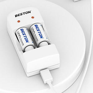 Pin sạc CR2 BESTON 300mAh dùng cho máy ảnh, camera, thiết bị đo, đèn pin, ống nhòm - Hàng chính hãng