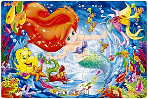 04 bộ tranh xếp hình 35 mảnh khổ A4 20x30cm – đồ chơi trí tuệ cho bé từ 2 tuổi – Combo 1