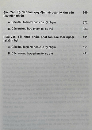 Bình luận Bộ luật hình sự năm 2015- Phần thứ hai Các tội phạm (Chương XIX- Các tội phạm về môi trường)
