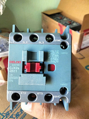Khởi động từ, Contactor CNC, Delixi 2 pha cuộn hút 220V 12A,18A,25A,32A,40A