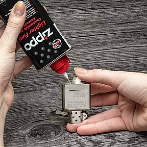 Bình Xăng Thơm Zippo Loại Xịn Chính Hãng 125ml Dùng Cho Hộp Quẹt Zippo, Bật Lửa Zippo Chuyên Dụng