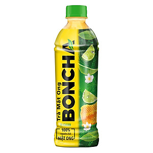 Thùng 24 Chai Trà Mật Ong vị Chanh BONCHA 450ml bao bì Tết