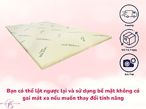 Nệm Cao Su Non Massage America Dày 3cm Kích Thước 80cm/1m/1m2/1m4/1m6/1m8 Tặng Kèm Áo Bảo Vệ Nệm