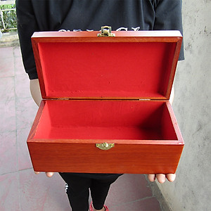 Hộp Đựng Trang Sức , Dấu Giám Đốc Gỗ Tự Nhiên Lót Nhung Đỏ Chính Hãng TOKDODO