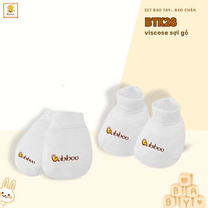 Bộ bao tay bao chân sơ sinh 100% cotton xinh xắn cho bé