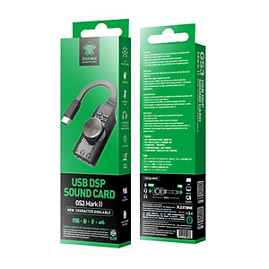 Sound card âm thanh USB 7.1 CH cho máy tính PC chuyên game 4 in 1 Plextone GS3 - Hàng Chính hãng