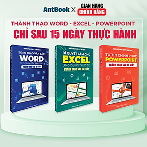 Mua Sách Word - Excel - Powerpoint Bộ 3 Cuốn Tin Học Văn Phòng Từ ...