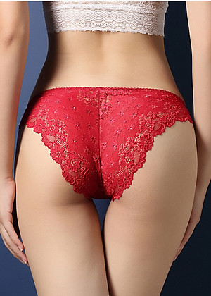 Quần lót nữ ren ôm mông gợi cảm - Màu đỏ
