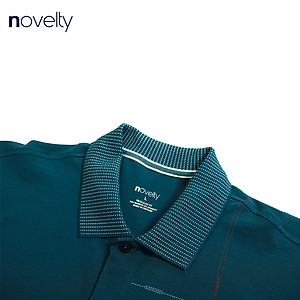 Áo thun nam Polo NOVELTY dệt họa tiết 210136N