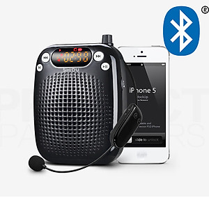 Loa trợ giảng không dây SD-S611 bản 2021 có thêm Bluetooth phát nhạc từ điện thoại (Đen) - Hàng chính hãng