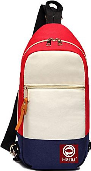 Combo Balo Thời Trang + Túi Đeo Chéo HARAS HRTK184HRTK203PM - Đỏ Xanh