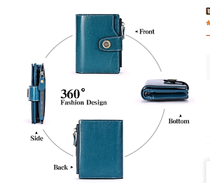 Ví nữ 100% da thật cao cấp phong cách mới