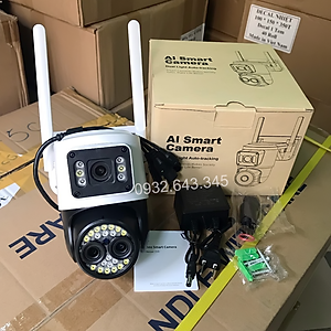 Camera IP WiFi Yoosee R3 Có 3 Mắt Ngoài Trời Xem 3 Màn Hình Cùng Lúc, Độ Phân Giải 8.0Mpx - Hàng Chính Hãng